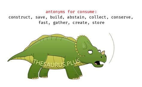 consume antonym|More.